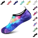 VIFUUR Water Sports Shoes Barefoot Quick-Dry Aqua Yoga Socks Slip-on for Men Women