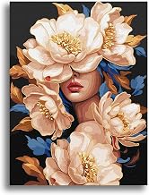 Oiuyamn Digital Paint by Number for Adults, Scenery Paint by Numbers, DIY Oil Painting Kit Beginner-Friendly, Home Wall Decor Art 16”W x 20”L