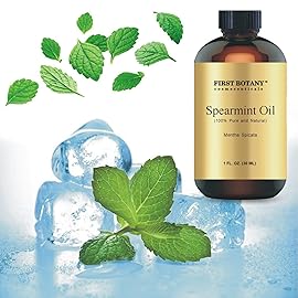 100% Pure Essential Oil - Premium Oil for Aromatherapy, Massage, Topical & Household Uses - 1 fl oz (Spearmint)