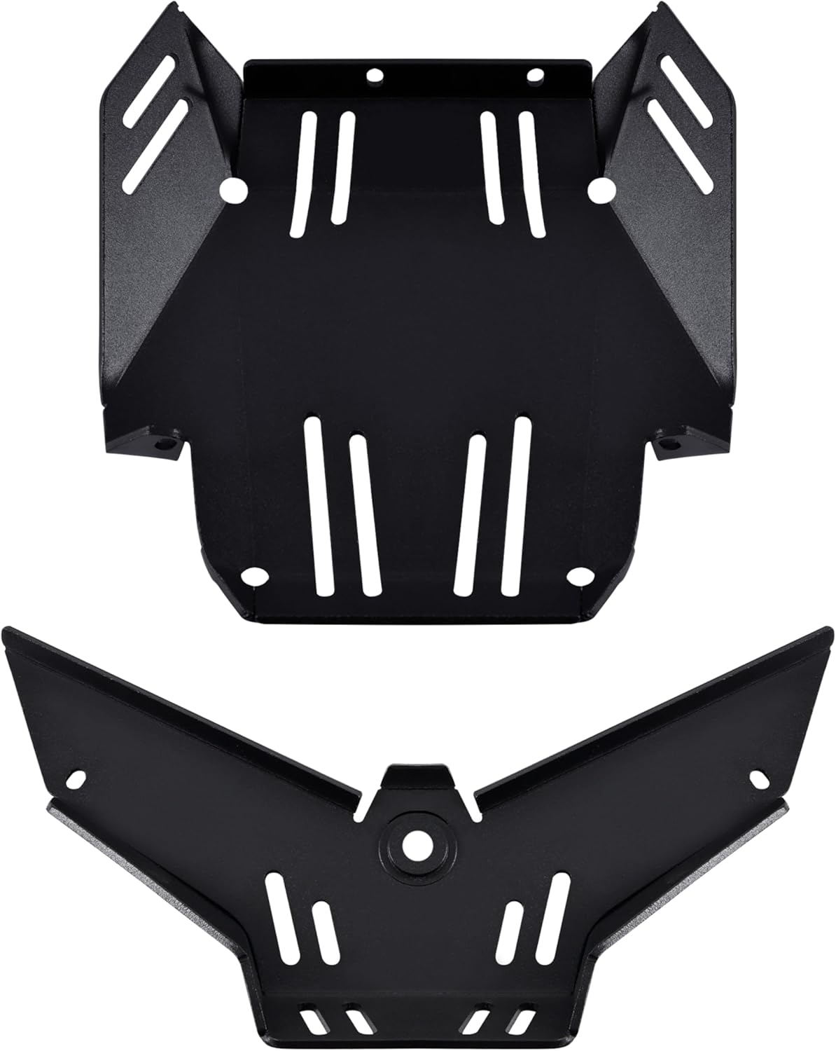 Aluminum Lower Skid Plate Kit for Can-Am Ryker, Lower Radiator Protector Plate Splash Guard for Can-Am Ryker 600 900 Sport & Ryker Rally Edition All Models Accessories, Replace #219401251