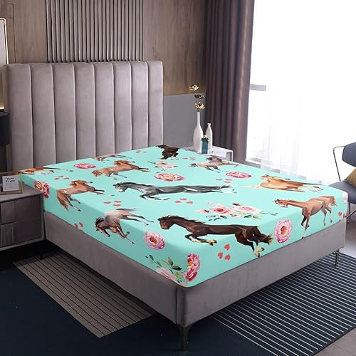 Miniatura 97 de Erosebridal Sábanas rústicas de oso para decoración de cabaña, camping, sábana bajera ajustable de ciervos de caza para cabaña, juego de ropa