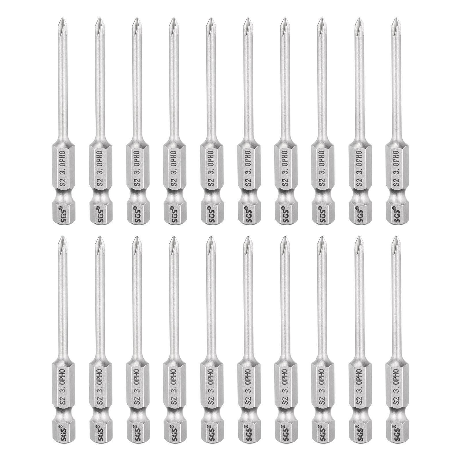 Puntas de destornillador Phillips de acero S2 industrial de alta resistencia 65mm