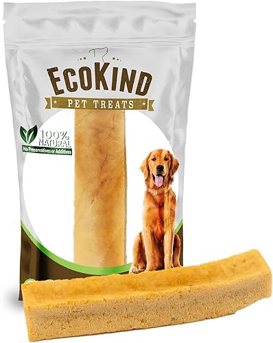 EcoKind Pet Treats Masticables de yak con sabor a pollo dorado de alta calidad, masticables para perros pequeños a grandes, mantienen a los perros