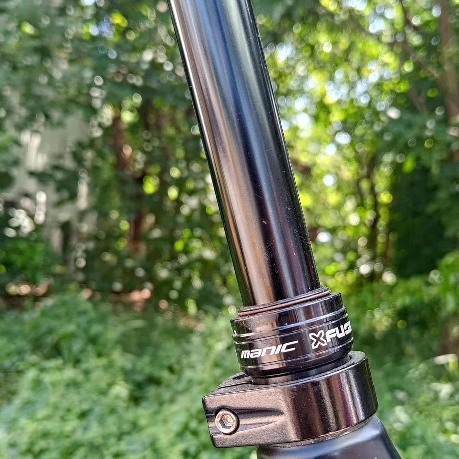 XFUSION Manic Dropper Sattelstütze, Außendurchmesser: 34,9 mm-100 mm/125 mm/150 mm/170 mm/190 mm/200 mm, interne Kabelführung mit Fernbedienungshebel und Einzelhandelsverpackung, für MTB und E-Bike