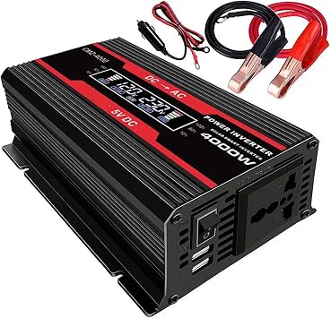 4000W   12V   110/220 LCD        / Black