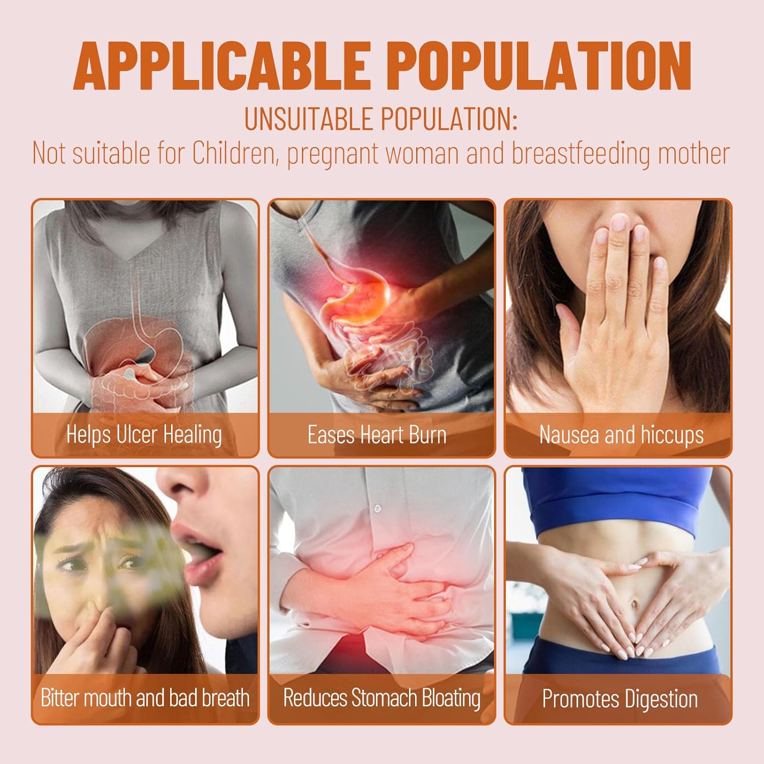 Wins Town Ulcer Healing Tea, Relief Gastritis and Stomachache, Support Daily Stomach Nourishing, 30 Tea Bags