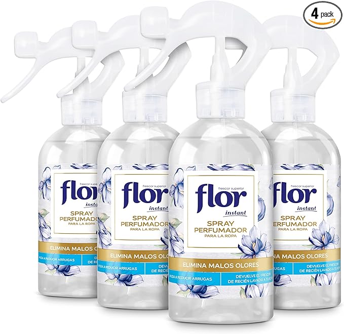 4 sprays 237ml perfume ropa fragancia azul de Flor