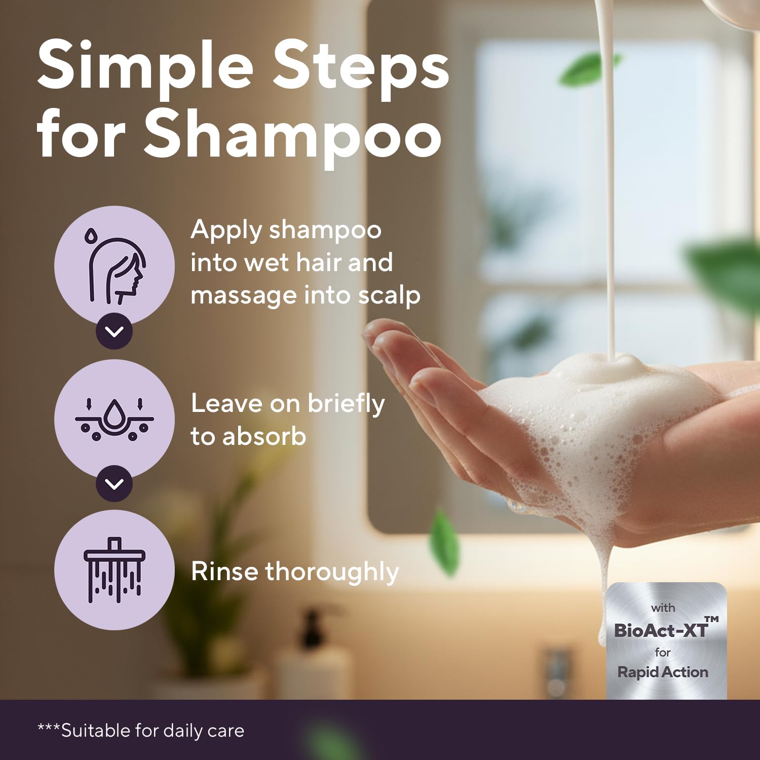 Marie Originals Eczema & Psoriasis Nourishing Shampoo, Sulfate-Free Itchy Scalp Shampoo for Eczema-Prone and Sensitive Scalps, Gentle Daily Cleanser for Dry, Flaky, Irritated Scalp, 8 fl oz