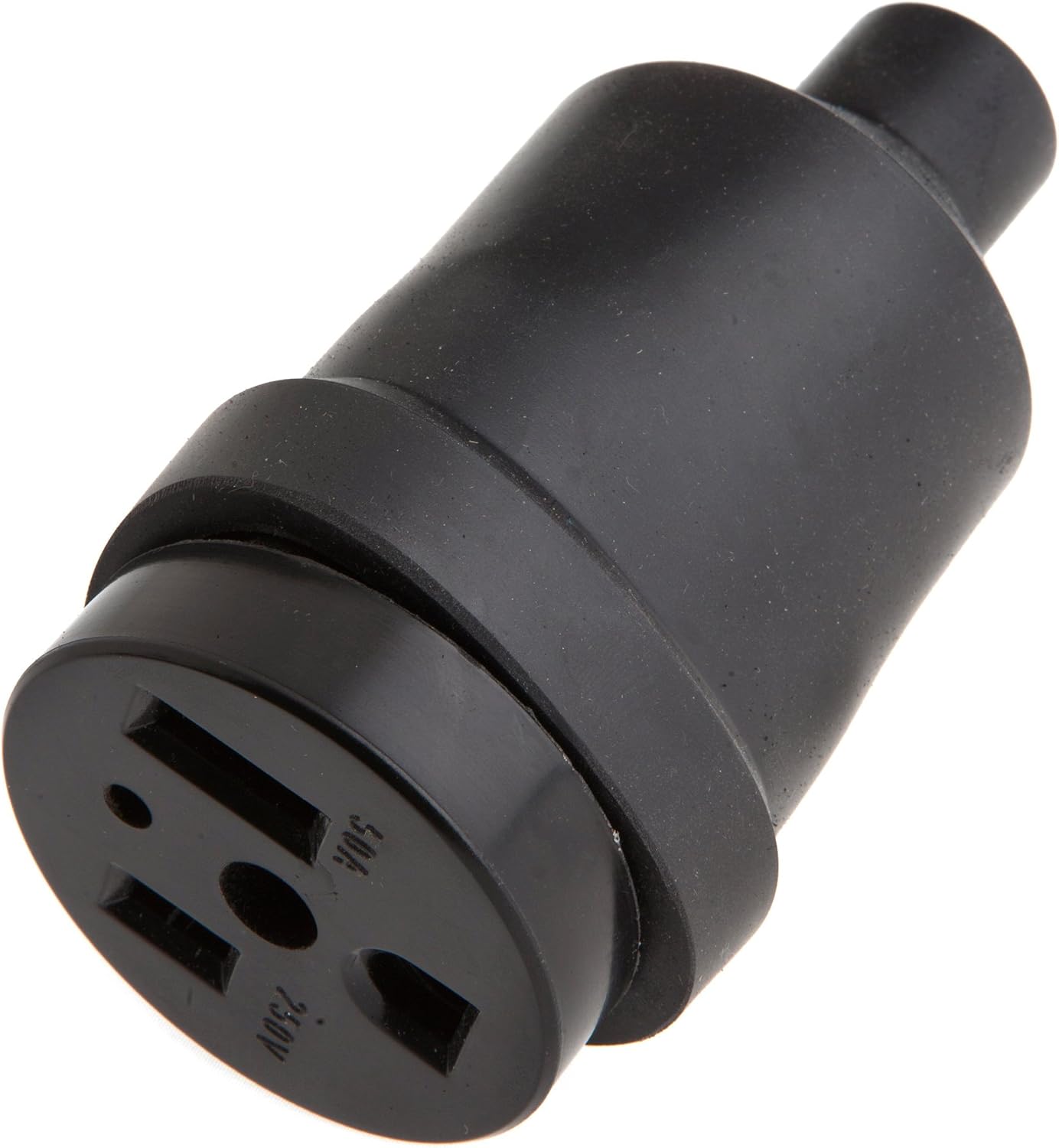 Forney 58401 Electrical Receptacle, Pin-Type, Portable 50-Amp, 250-Volt,Black