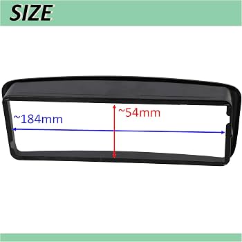 Cadre Adaptateur 1 DIN AERZETIX Pour Autoradio Citroën C5 Et Peugeot 407