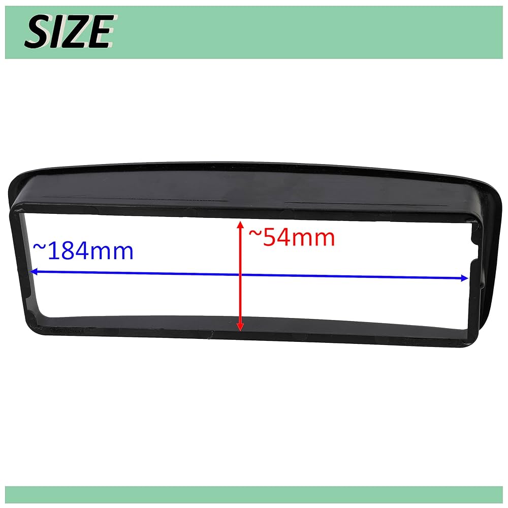 AERZETIX Adapter 1 DIN Für Peugeot 206 Autoradio - Einbausatz Aus Kunststoff
