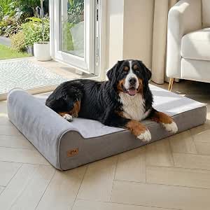 Sytopia XXL 35D Memory Foam Dog Bed for Extra Large Dogs