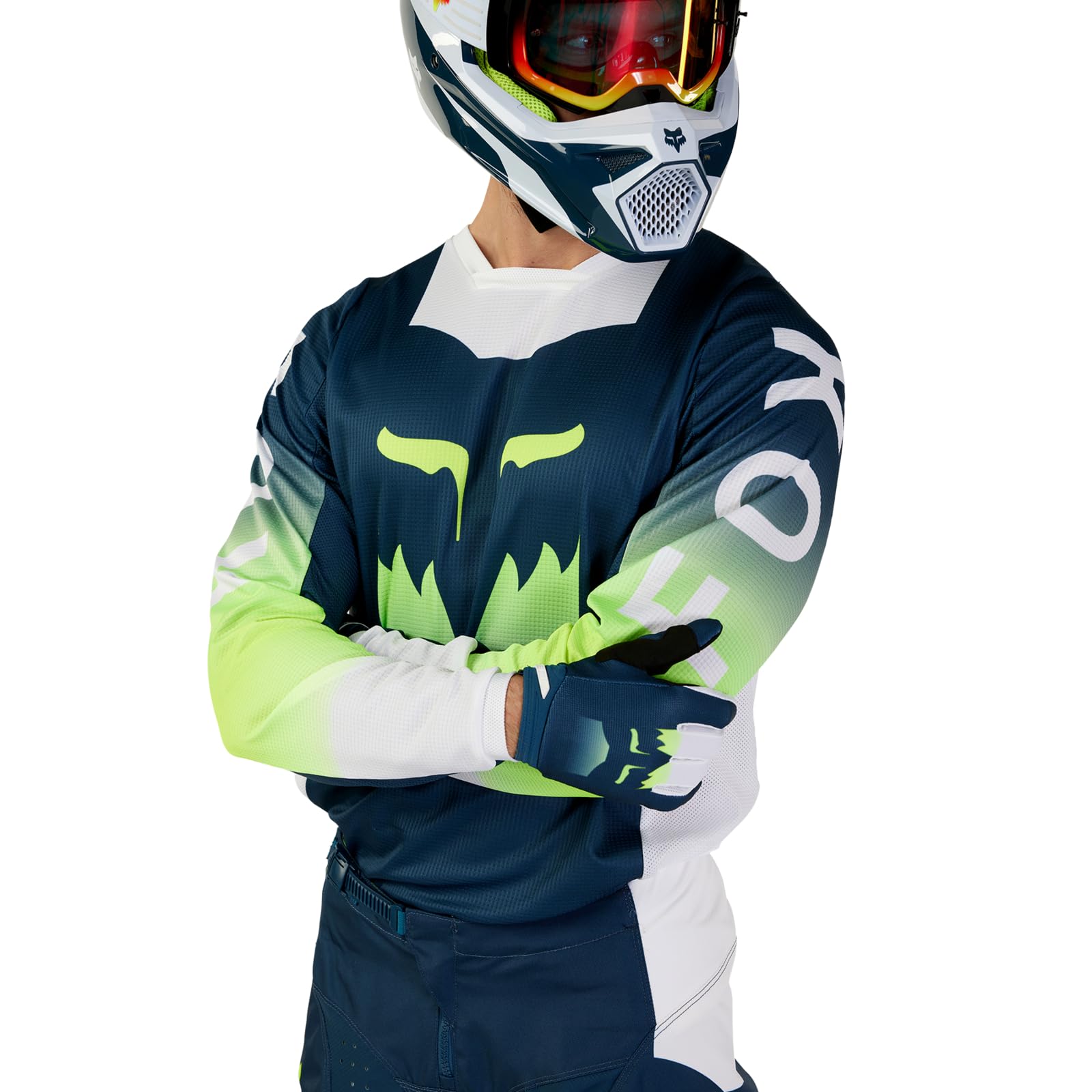 Fox Racing 180 FLORA MAGLIA MOTOCROSS, INDIGO SCURO, XXL