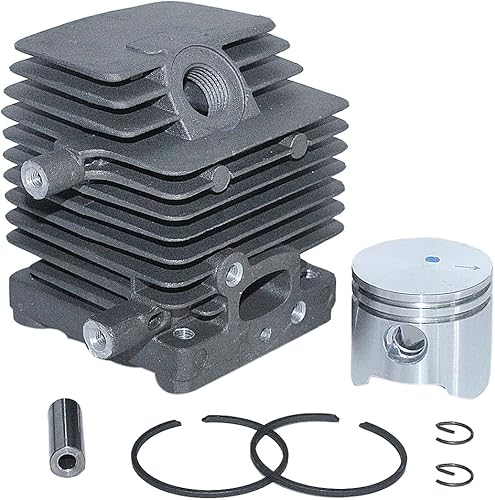 Miniatura 3 de AUMEL Kit de silenciador de escape de pistón de cilindro de 1.339 in para Stihl FS75 FS80 FS85 Trimmer Parts 4137 020 1202