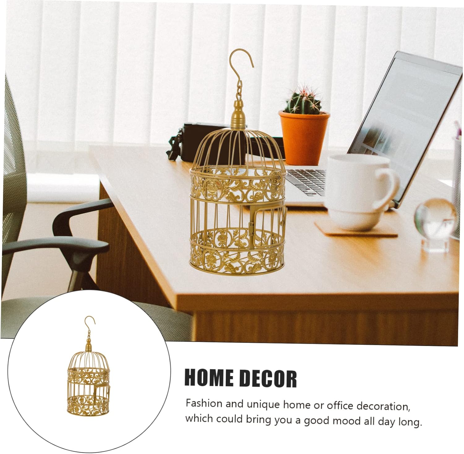 Decorative Birdcage Ornament for Wedding Creative Iron Art Adornment Stylish Vintage Cage for Party Centerpiece Storage for Wedding Supplies and Flowers