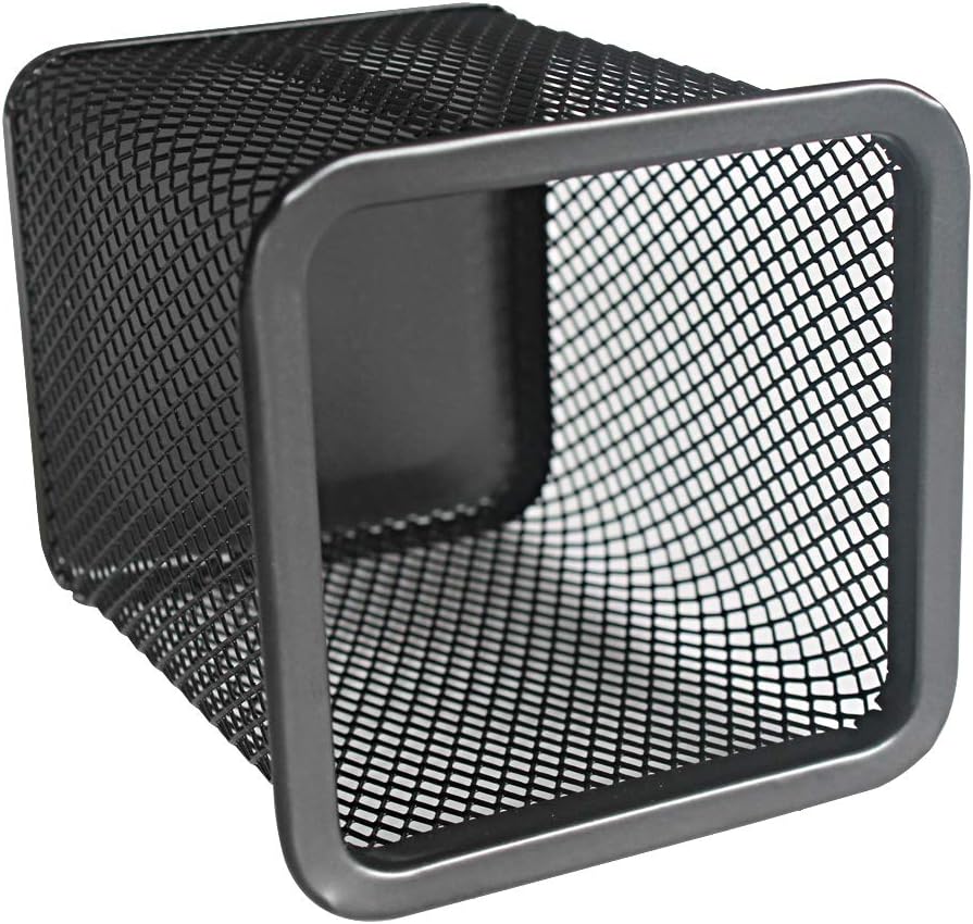 DARUITE Pen Holder, 4PCS Square Metal Mesh Pen Pots for Desk Multifunctional Pencil Pot - Image 5