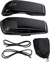 Vista 3 de TCT-MT - Tapas de alforja dura extendida de 5 pulgadas con altavoces de 5 x 7 pulgadas, compatibles con Harley 1993-2013 Touring modelos FLT, FLHT