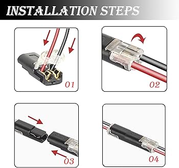 Connettori Per Cavi Con Sigillo Di Saldatura Rosso 22-18 AWG 200