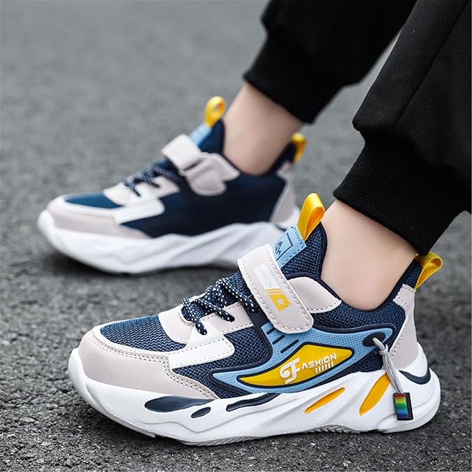 Boys Girls Shoes Lightweight Breathable Running Tennis Athletic Kids Sneakers