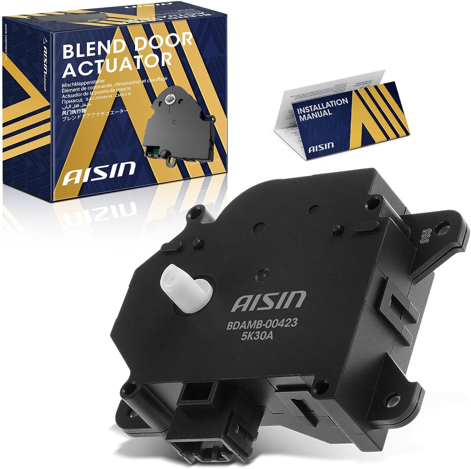 AISIN AFTERMARKET BDAMB-00423 Main HVAC Air Door Actuator - Compatible with Toyota Sienna 2004-2010 - Mode