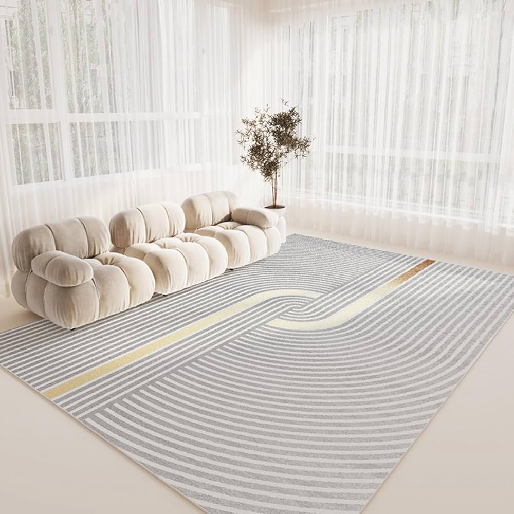 Amazon | ラグ カーペット 200x300cm 洗える 北欧 幾何学模様 