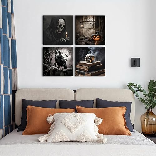 Miniatura 265 de Decoración rústica de cabaña, arte de pared de oso de vida silvestre, bosque, guardería, águila, lobo, alce, ciervo, imágenes para sala de estar,