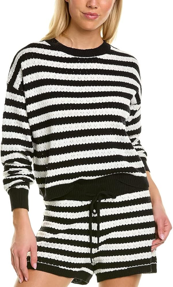 Amazon.com: Beach Riot Beach Sweater Black/White Stripe XS : Clothing,  Shoes u0026 Jewelry