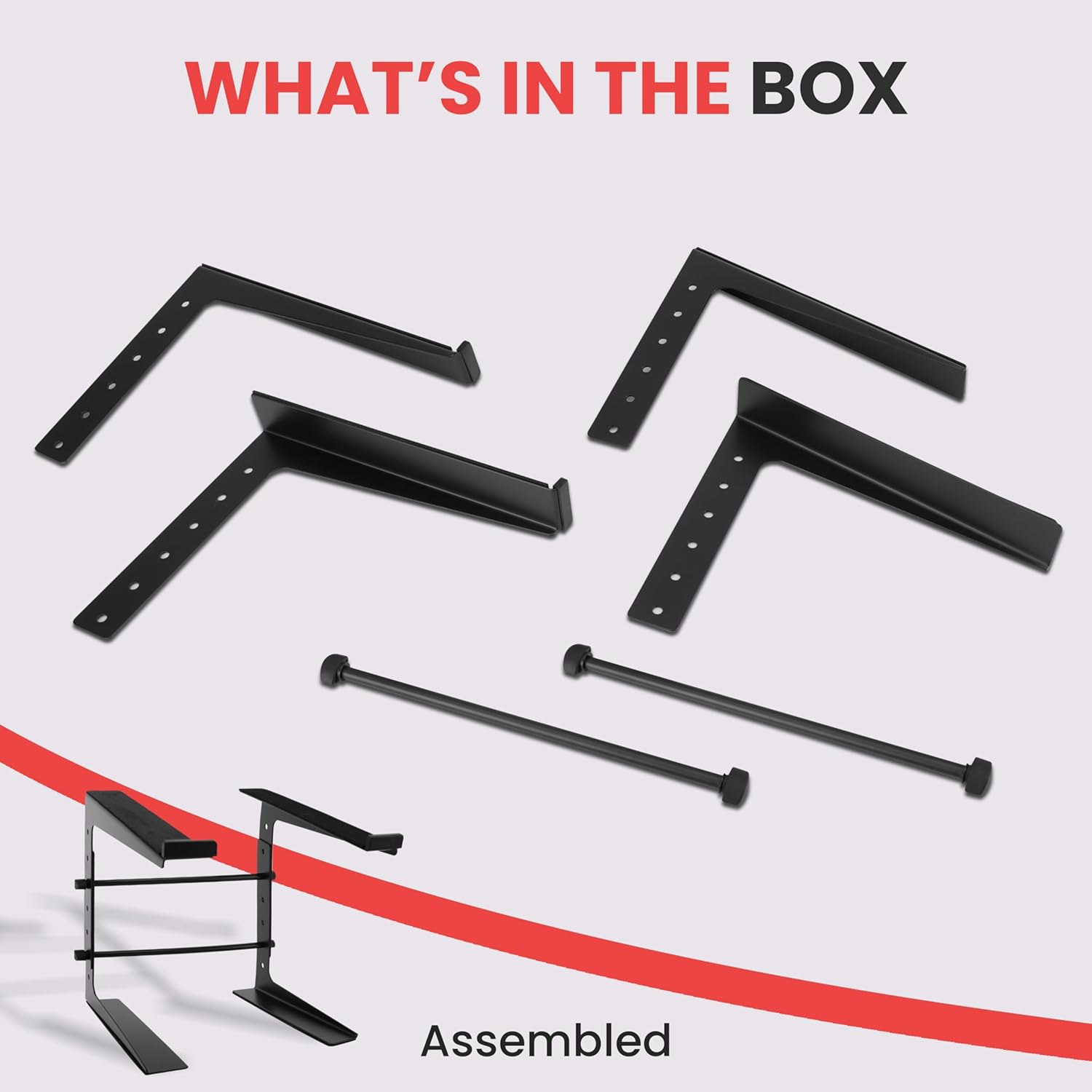 Pyle Portable Adjustable Laptop Stand - 6.3 to 10.9 Inch Anti-Slip Standing Table Monitor or Computer Desk Workstation Riser with Level Height Alignment for DJ, PC, Gaming, Home or Office - PLPTS25 - Image 7