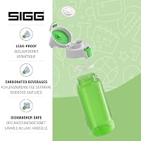 Bidon pentru copii Sigg Viva One, Verde, 0,5 L - Potrivit și pentru băuturi carbogazoase, etanș, lavabil în mașina de spălat vase, fără BPA 3