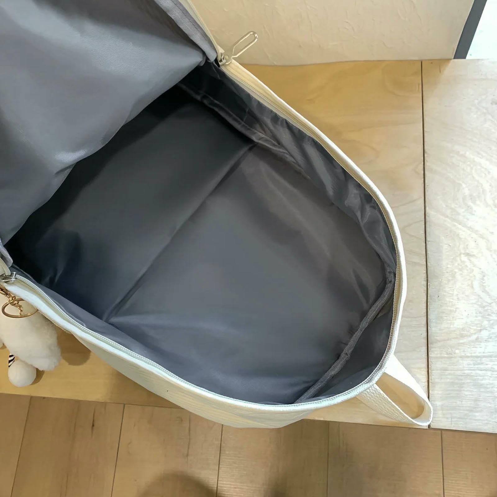 Zaino Casual in Velluto A Coste – Scolastico da Viaggio Unisex Stile Giapponese per L'uso Quotidiano dei Giovani-Cachi
