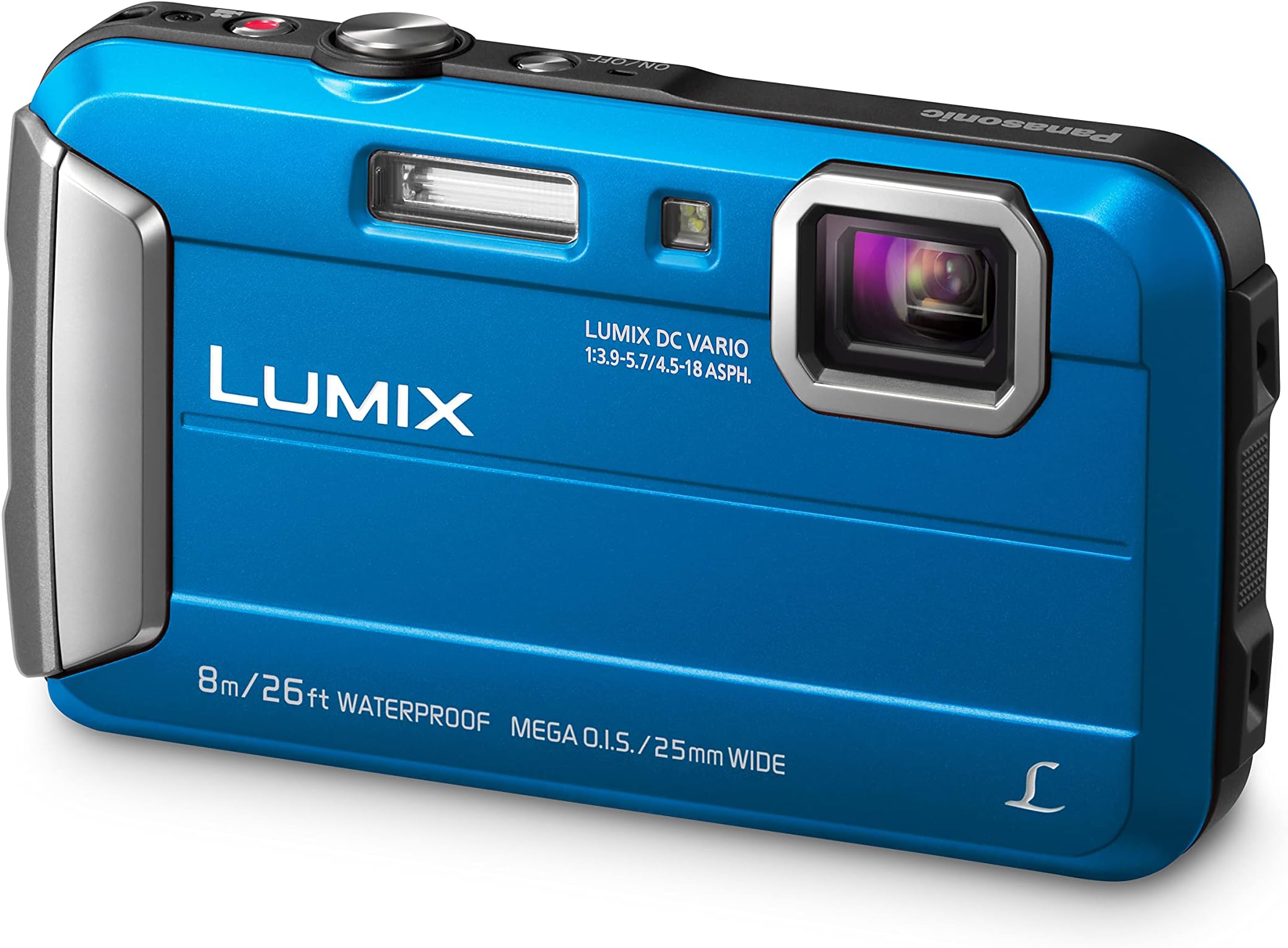 Panasonic LUMIX DMC-FT30EB-A Tough Waterproof Compact Digital Camera - Blue