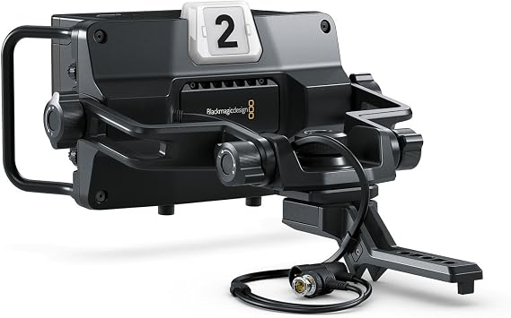 Blackmagic Design URSA Studio Viewfinder | 7 inch Screen Live Production V-Lock Plate SDI Monitor Connection Detachable Sunshade Viewfinder for URSA Mini