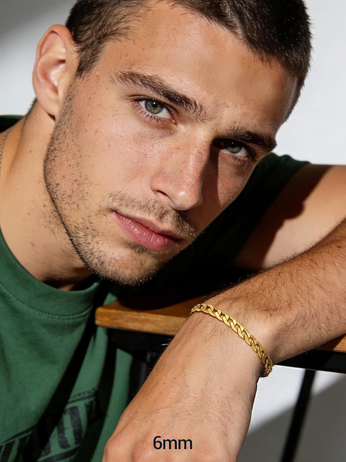 PROSTEEL 316L Stainless Steel Bracelet For Men, Stylish Figaro Chain, Hypoallergenic Jewelry, Black/Gold/Silver Tone, W:6mm-13mm, L:7.5"/8.3", Come with Box - Image 2