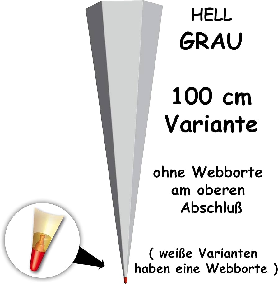 Schultüte Ballerina Stoff Zuckertüte Balett - 70cm Oder 85cm