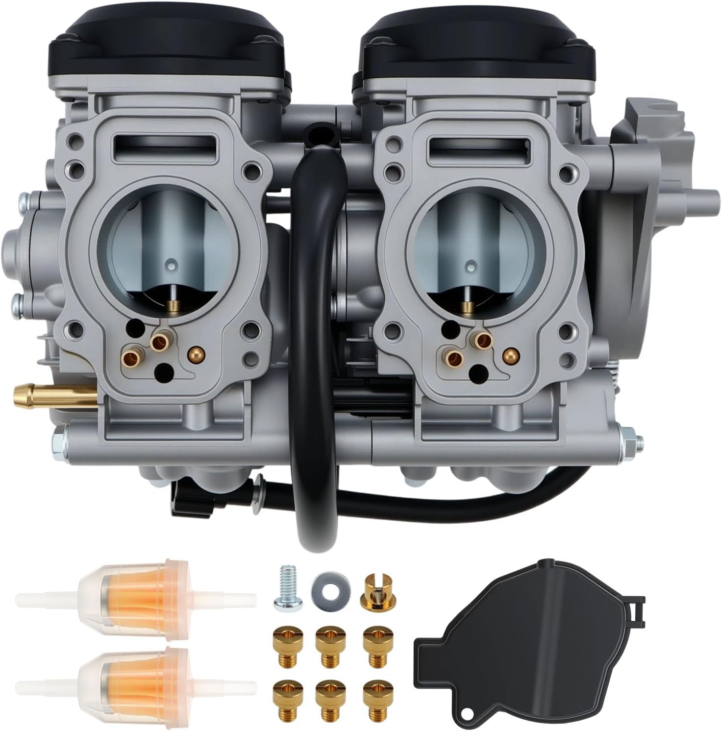 KVF650 Carburetor Fit for Kawasaki Prairie 650 KVF650 2002 2003 Brute Force KVF650D 2005-2013 Replace 15003-0095 15003-1755