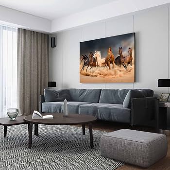 Amazon.co.jp: 馬 ポスター馬 装飾画 絵画アートパネル壁掛け油絵