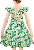 Vista 130 de Vestido de verano para niña, de algodón, con diseño floral