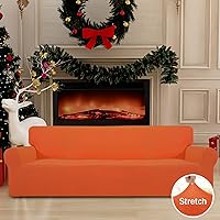 Vista 234 de Easy-Going - Funda elástica para sofá, 1 pieza, protector de muebles, suave, con parte inferior elástica, para niños, tela de jacquard de poliéster