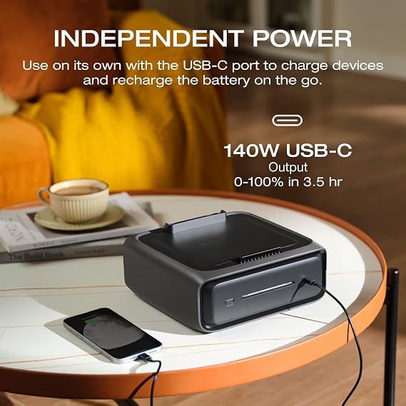 EF ECOFLOW Portable Power Station River 3 Plus with EB300 Extra Battery, Expand Capacity from 286Wh to 572Wh, 3 Up to 1200W AC Outlets,lt;10 MS UPS,lt;30 dB Quiet, River 3 Max LiFePO4 Battery