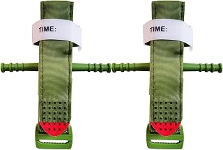 2 Piezas Torniquete Tactico Militar,Torniquetes Manejo con Una Sola Mano,Torniquete de Emergencia Botiquin Militar,Exteriores Emergencias Graves y el Control de la Pérdida de Sangre Senderismo