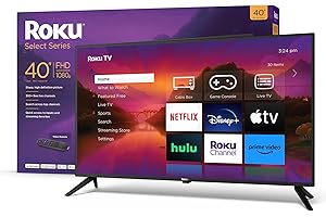 Exceptional 40-inch Select Series Roku TV: Brilliant Visuals, Customizable Experience