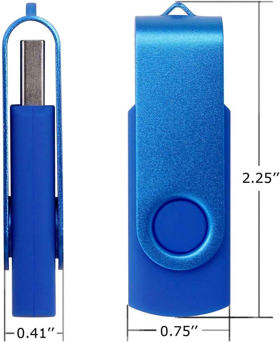 USB for Windows 11 Install Recover Repair Restore Boot USB Flash Drive, 32&64 Bit Systems Home&Professional, Antivirus Protection&Drivers Software, Fix PC, Laptop and Desktop, 32 GB USB - Blue