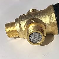 Vista 6 de Válvula mezcladora termostática,Válvula mezcladora de ducha con conexiones macho 1/2 NPT,Válvula de control constante de temperatura del agua,Latón