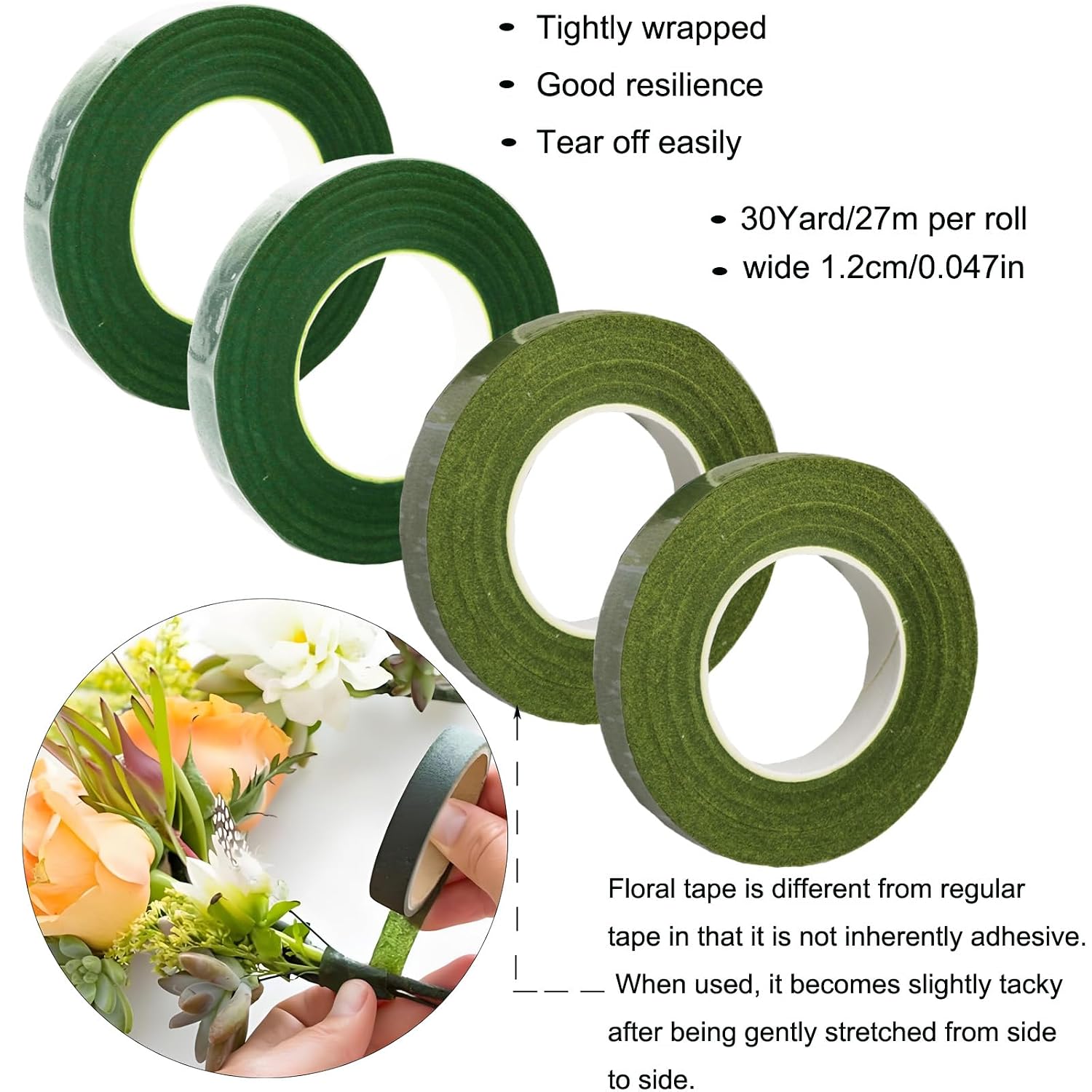 Floral Tape and Flower Stems Arrangement Tools Kit, 1pcs Gardening Cutter, 18 Gauge Stem Wire and 22 Gauge Paddle Wire for Bouquet Stem Wrapping and Floral Crafts
