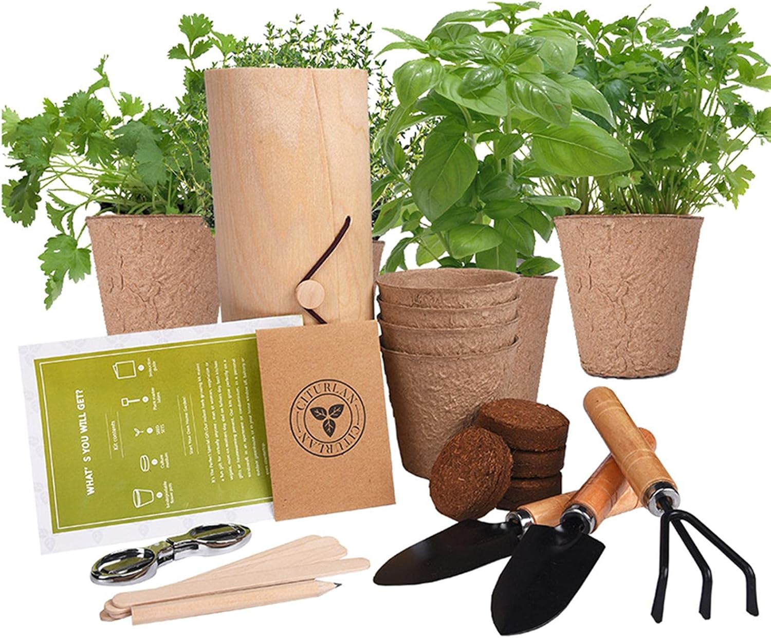 人気大割引 Allystyle プランター 植栽キット 初心者に向け 樹皮製プランツボックス 園芸 ガーデニング 植物 苗床 室内 育苗 育成 おしゃれ 家庭菜園 培地 園芸ツール 庭園作り ガーデン植栽コンテナ 水分 今から植物を栽培しましょう 野菜栽培 養分 保持 発芽キット