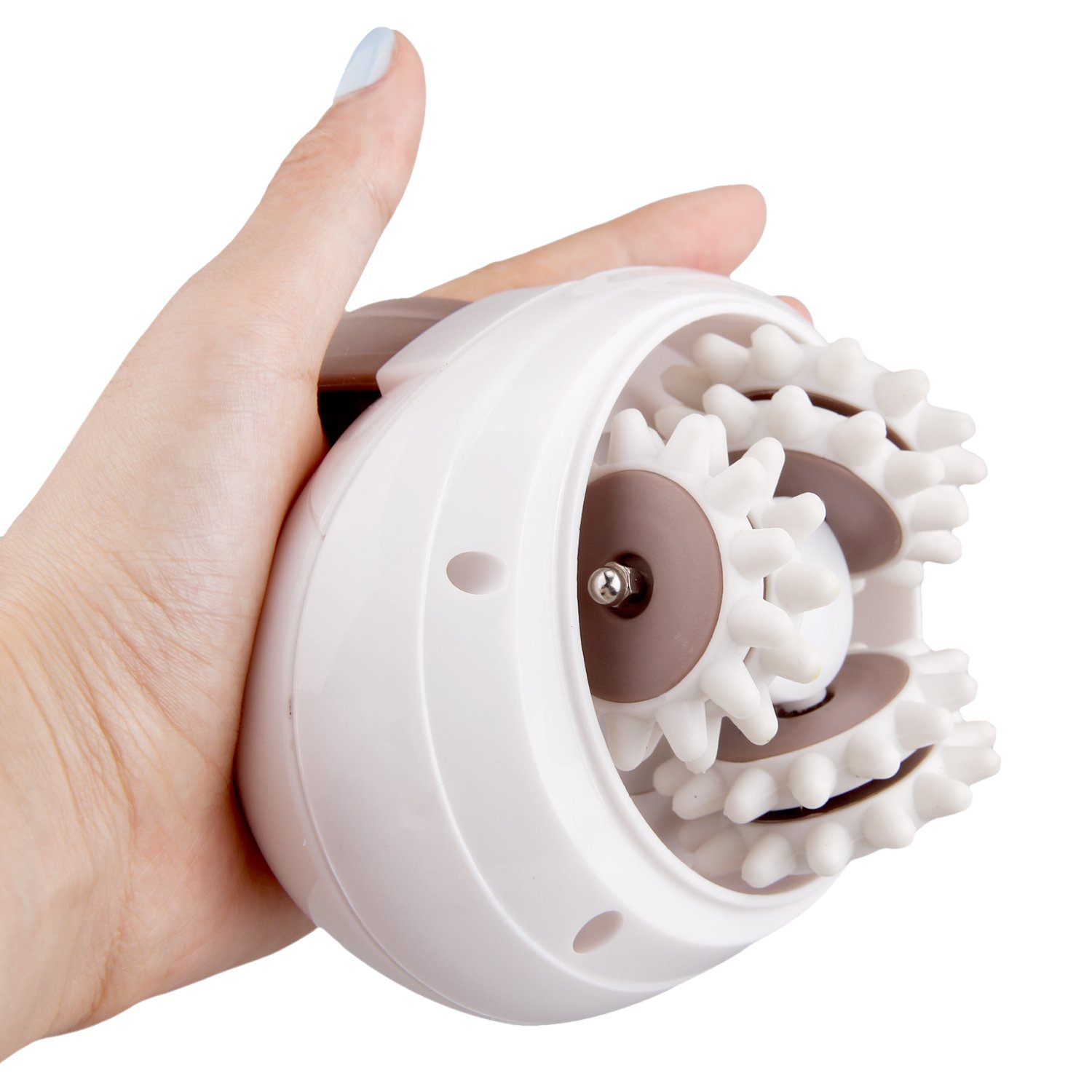 Vococal® elektrisches Anti-Cellulite-Massagegerät, Anti-Cellulite, 3D-Massagegerät, Anti-Cellulite, Mini Roller für den kompletten Körper, 15 W