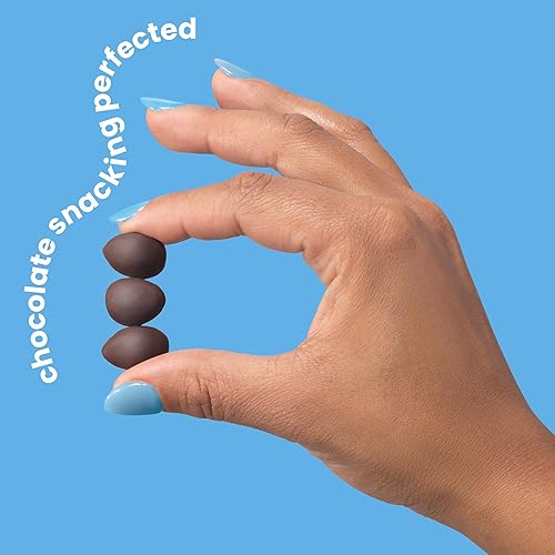 Miniatura 4 de UNREAL Almendras de chocolate negro - Certificado vegano, sin gluten, comercio justo, sin OMG, sin alcoholes de azúcar o soja (6 bolsas)