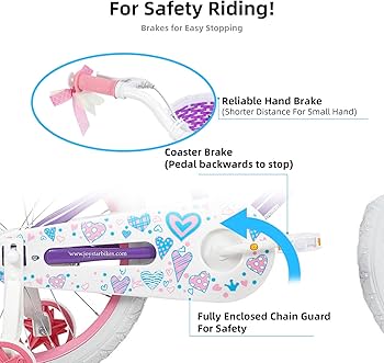 JOYSTAR 18 Inch Girls Bike for 5 6 7 8 9 Years Old, Children's