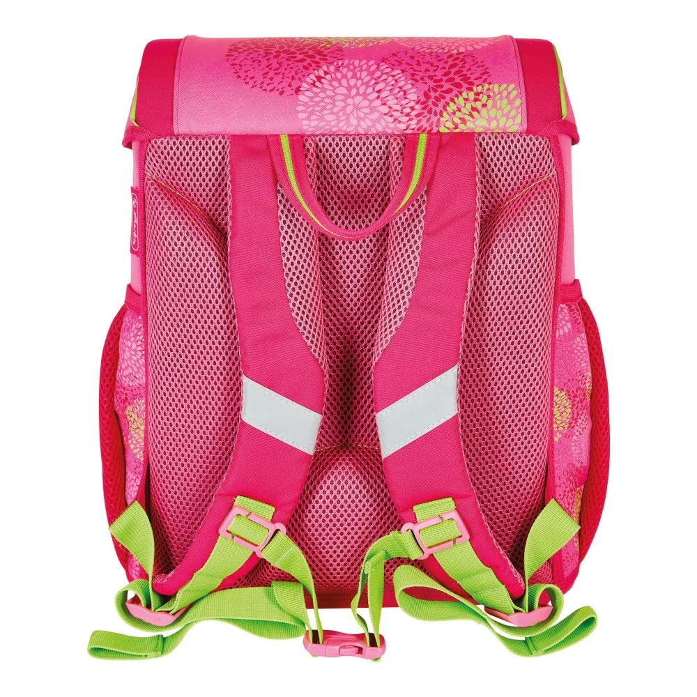 Herlitz Plecak szkolny Loop Młodzieżowy Tornister Torba na plecy | Pojemność 16L | Męski Damski Unisex Sportowy | Dla Ucznia Studenta Na co dzień | Pojemny Wytrzymały | Bloomy Horse
