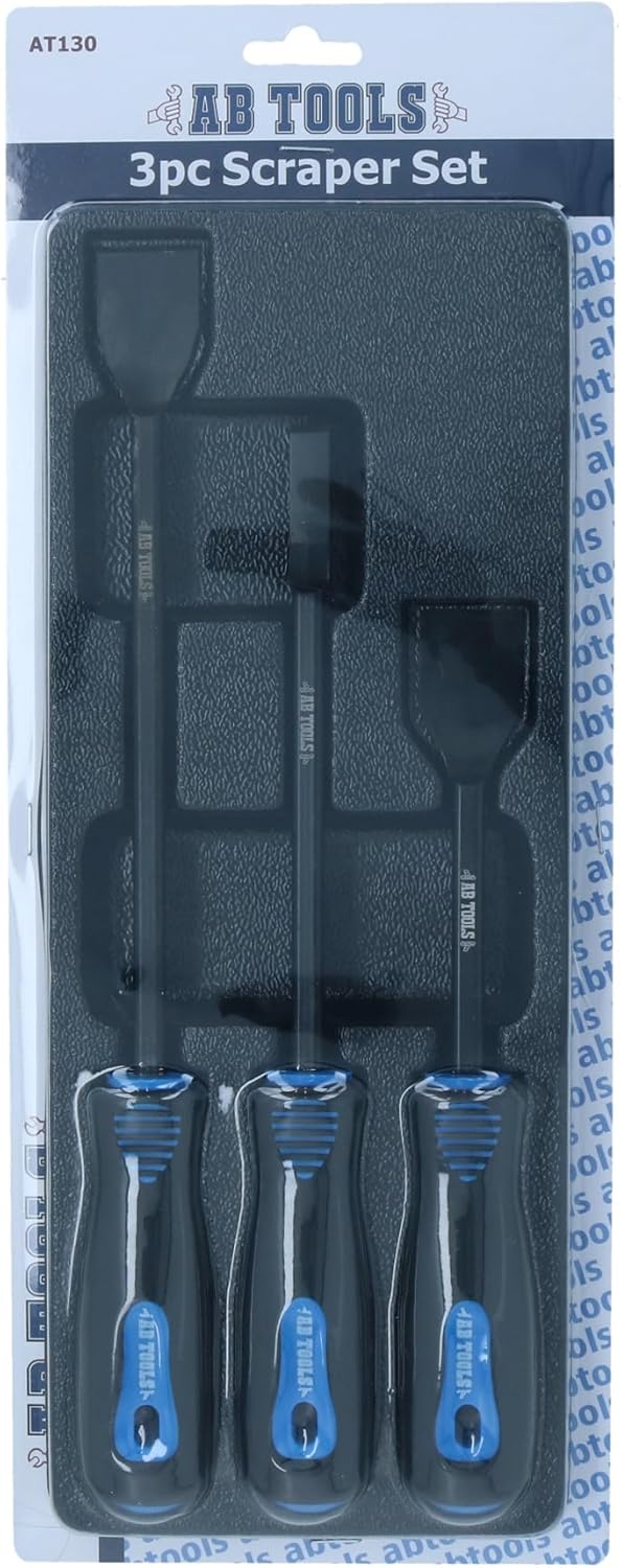 3pc Scraper Removal Removers For Gaskets Dirt Carbon With TPR Handles